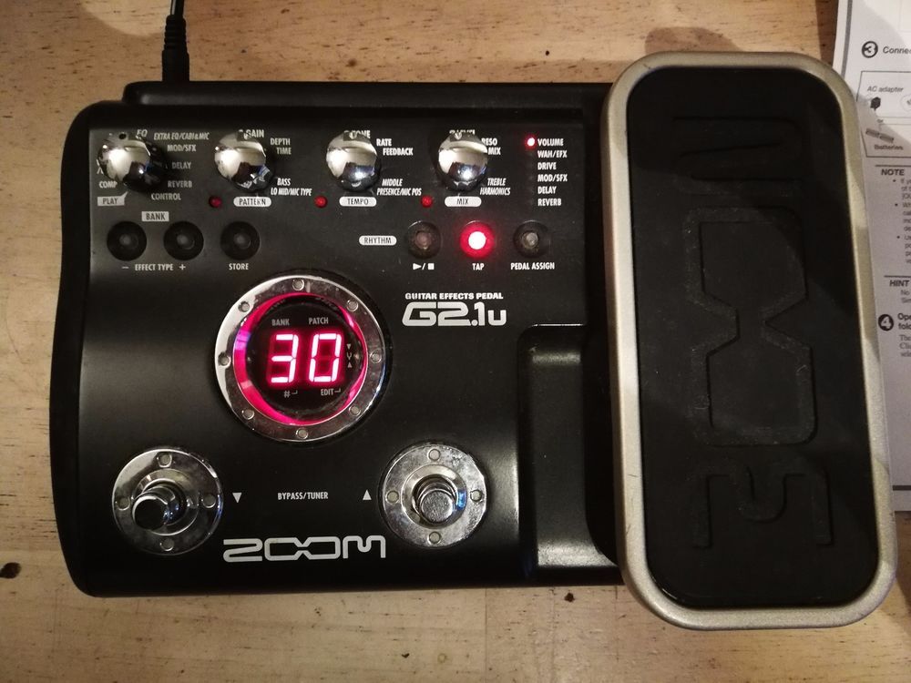 zoom g2.1u pedal